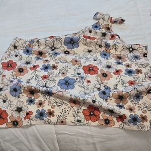 Floral One-Shoulder Top